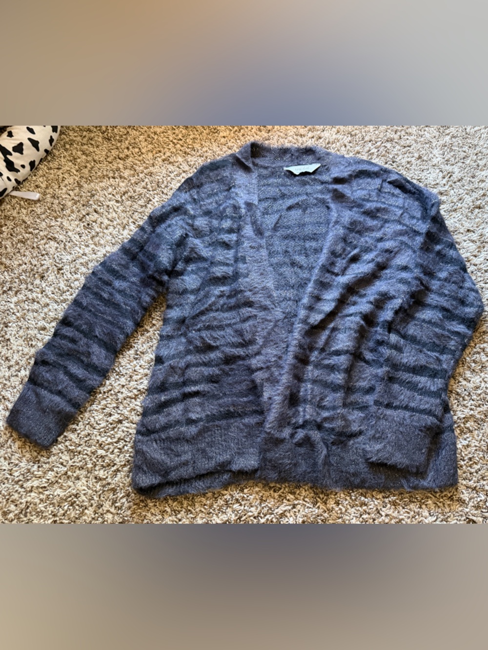 Cozy Open-Front Women's Cardigan Sweater - Charcoal